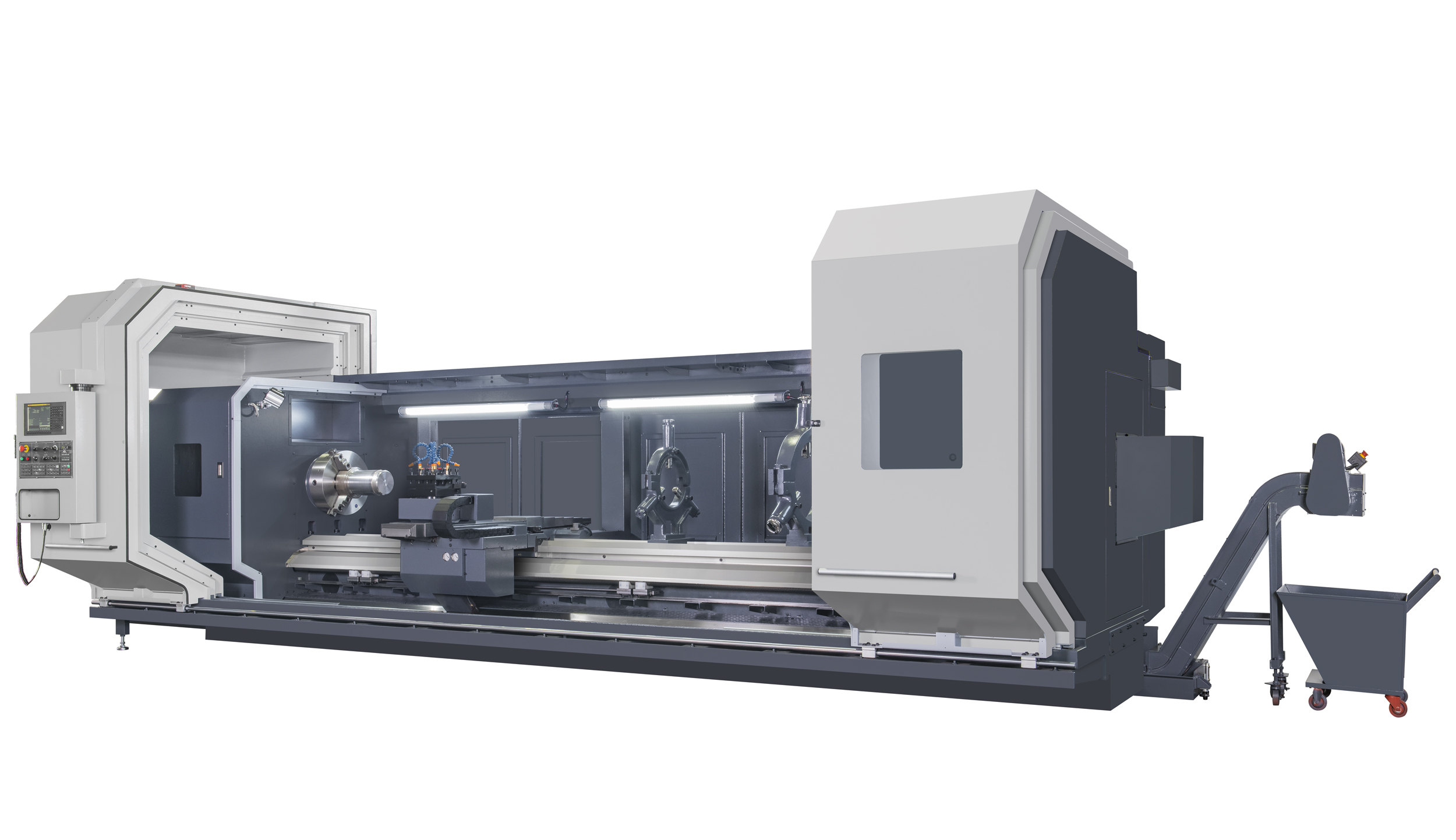 KENT CNC KA-Series CNC Large Bore Turning Center Kent-CNC-TA-Series-Large-Bore-Lathes